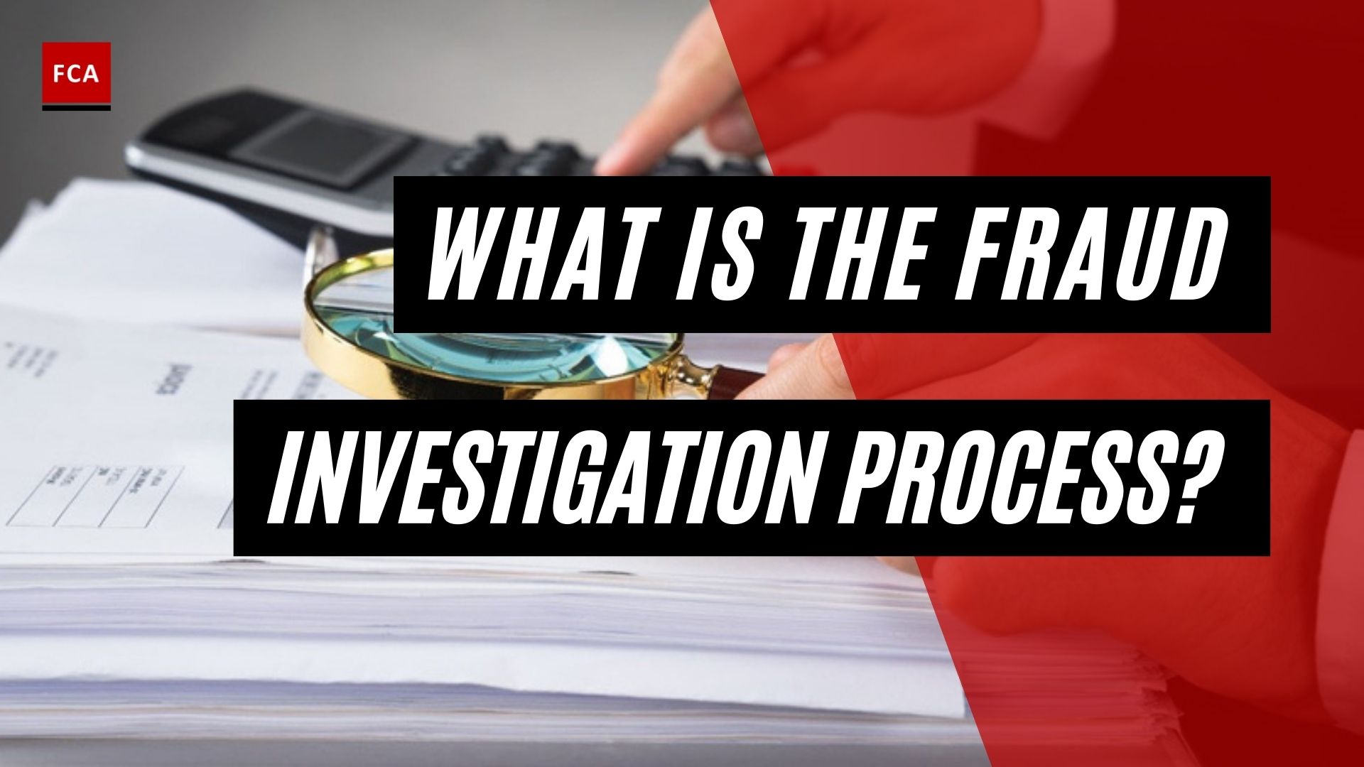 The Fraud Investigation Process