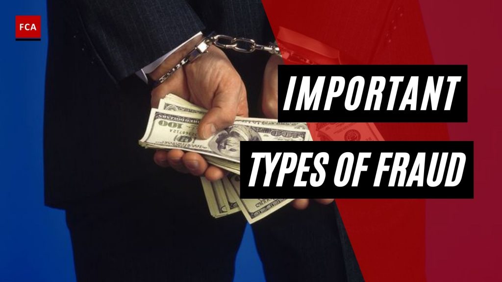 Important Types Of Fraud