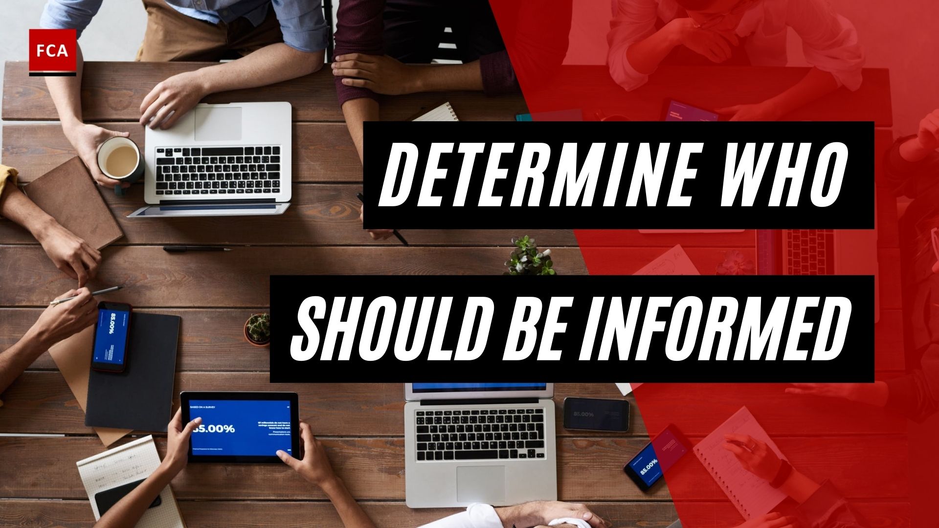 Determine Who Should Be Informed