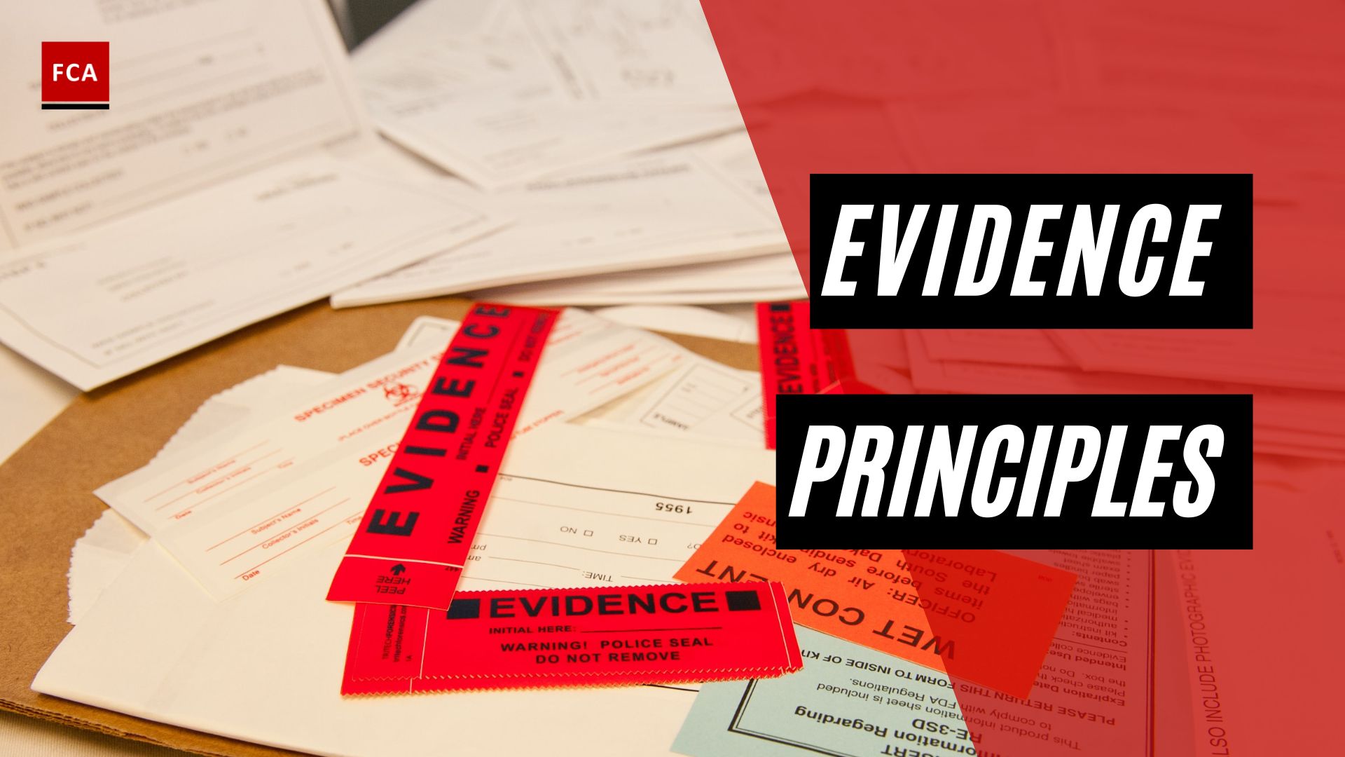 Evidence Principles