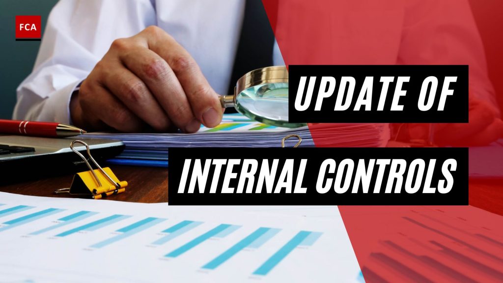 Update Of Internal Controls