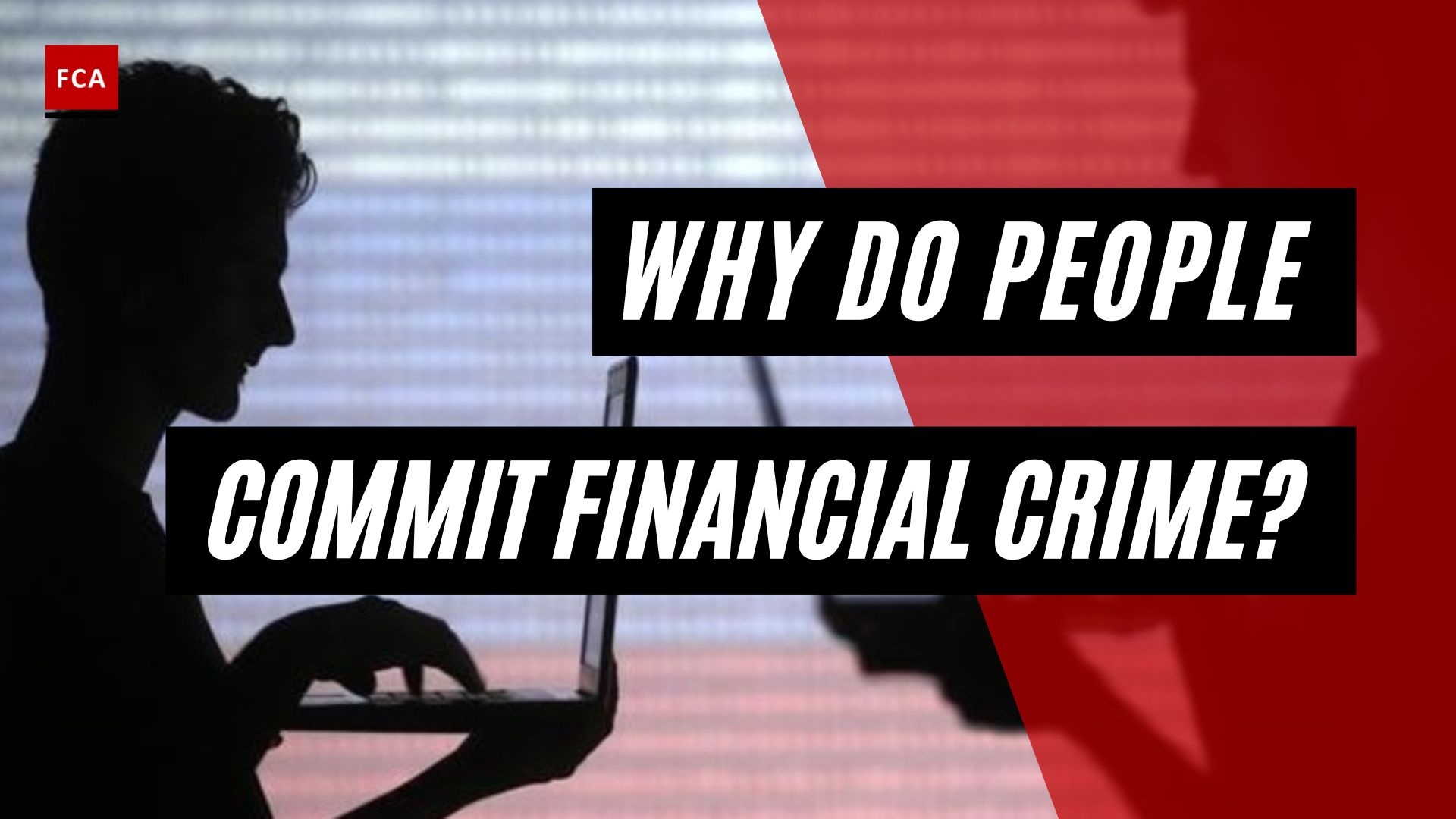 Why Do People Commit Financial Crime?