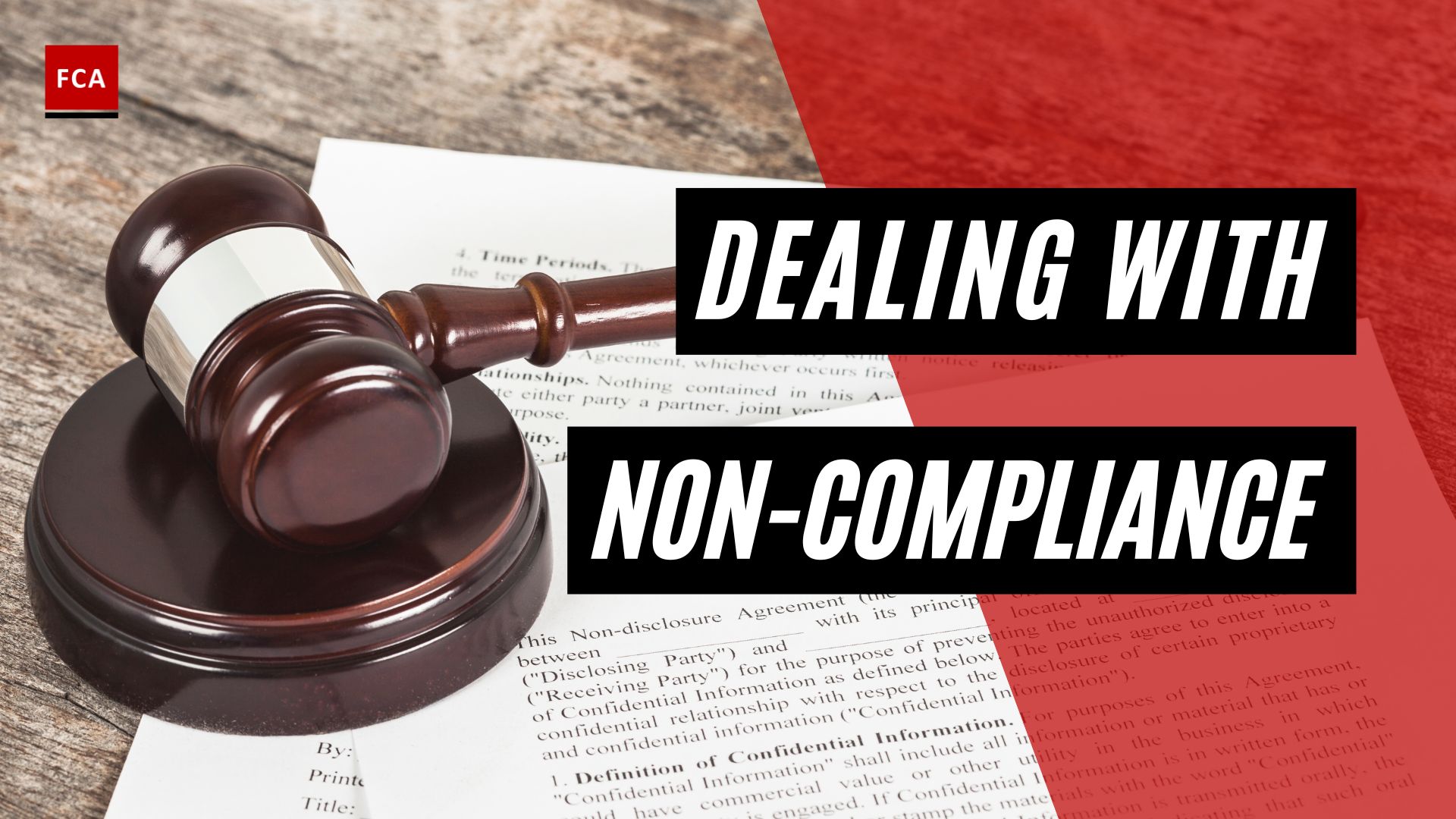 Dealing With Non-Compliance