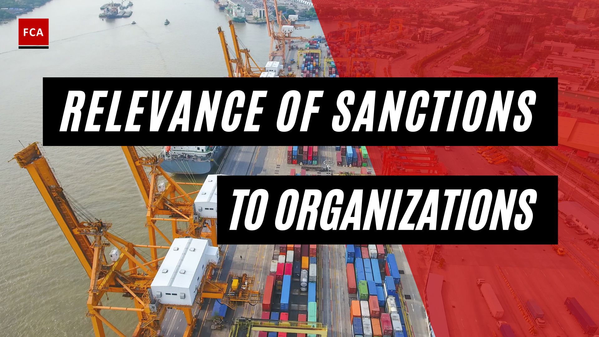 Relevance Of Sanctions To Organizations