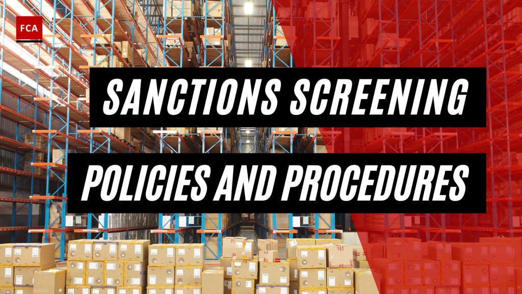Sanctions Screening Policies