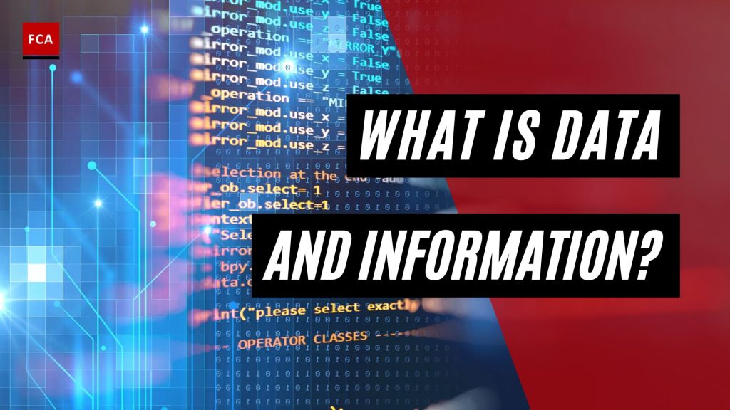 What Is Data And Information?
