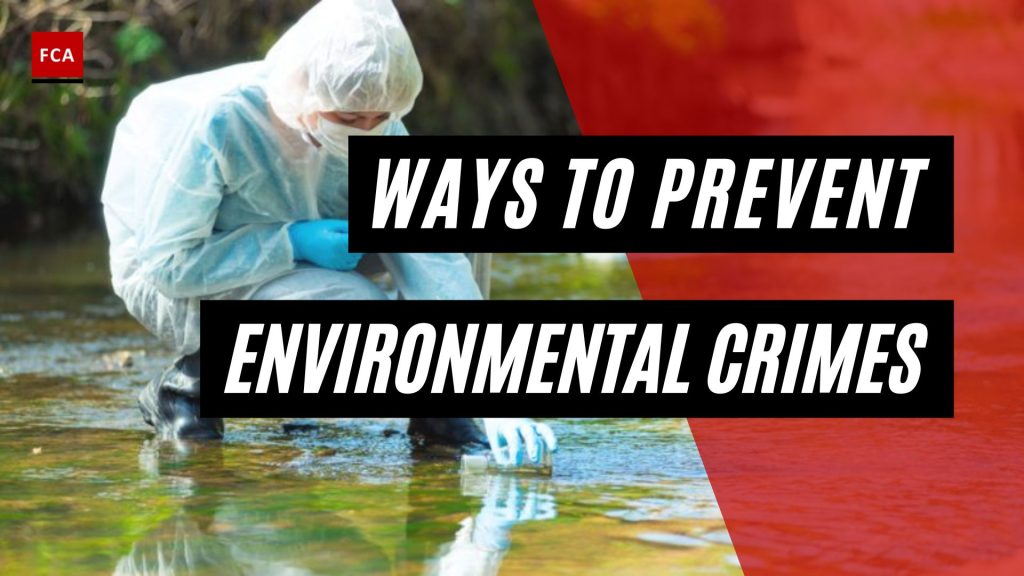 Ways To Prevent Environmental Crimes
