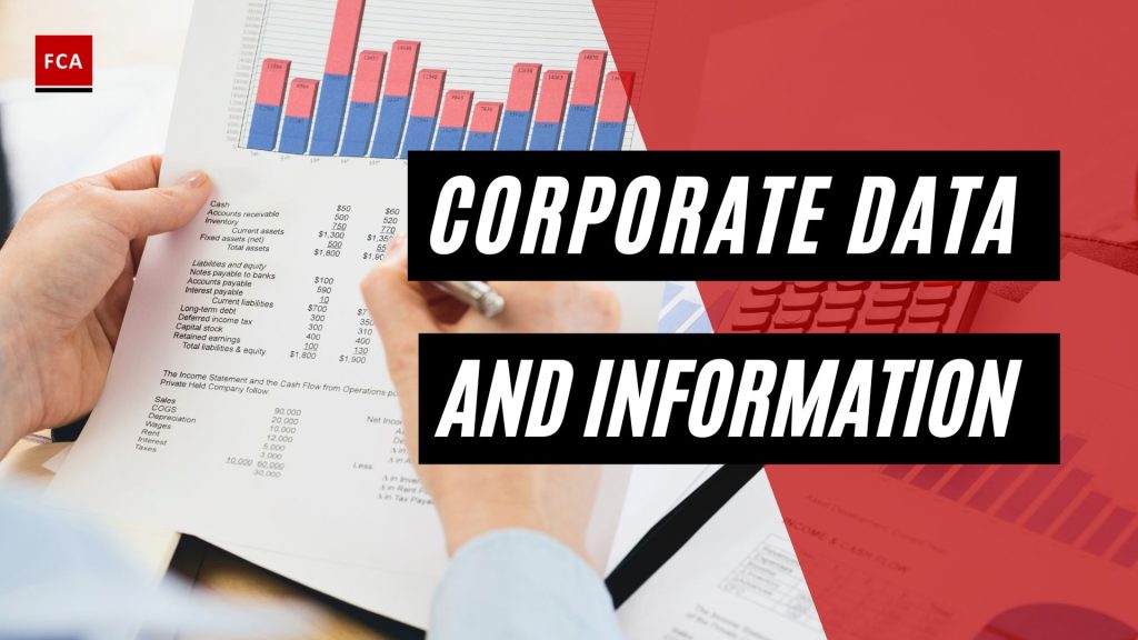 Corporate Data And Information