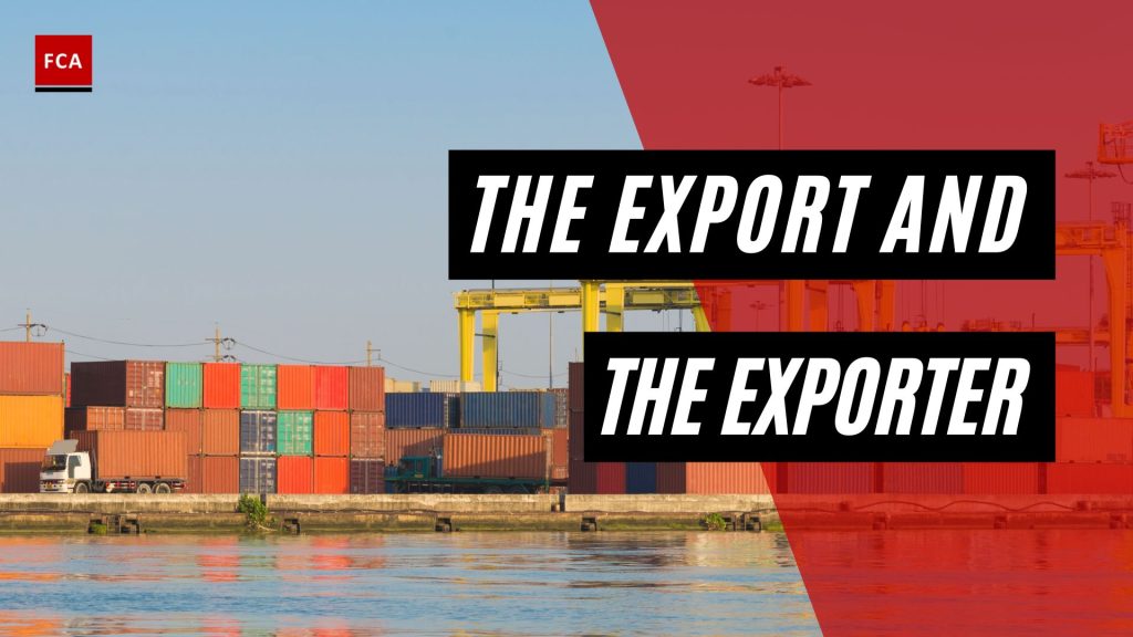 The Export And The Exporter