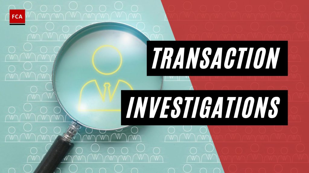 Performing Transaction Investigations