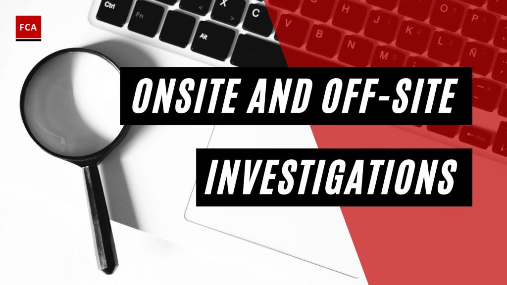 Onsite And Off-Site Investigations