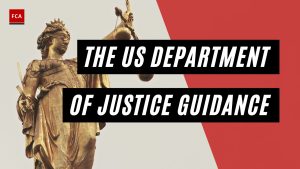 The US Department of Justice Guidance
