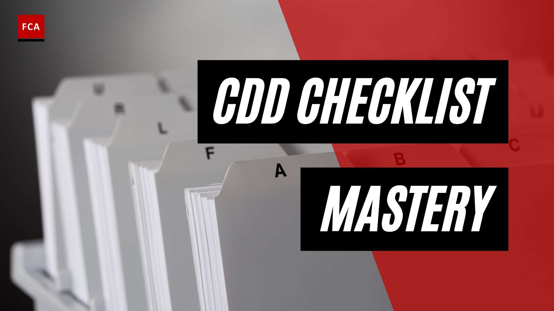 Achieving Aml Excellence: The Ultimate Guide To Cdd Checklists
