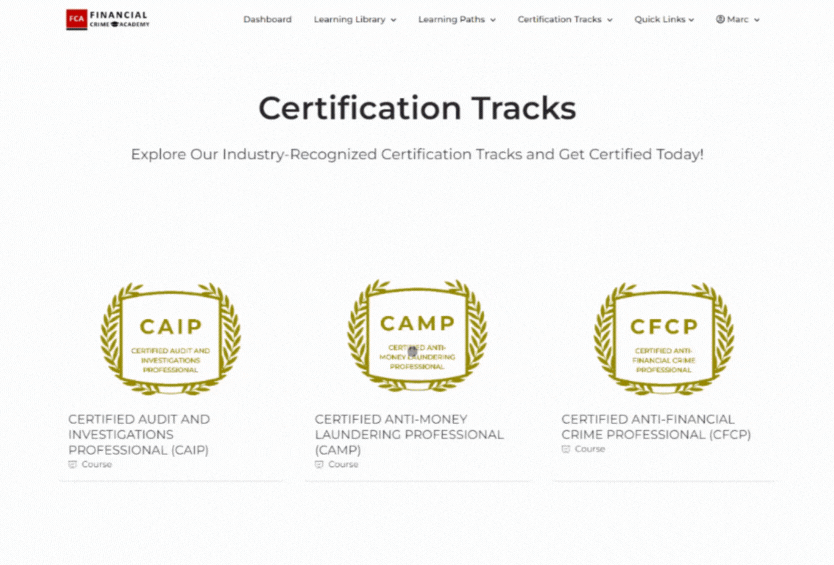 Unlock CAMP, CAIP, and CFCP Credentials